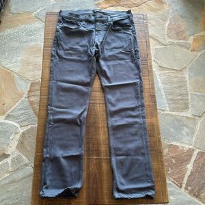 Paige - Transcend Federal slim straight jeans in navy blue!